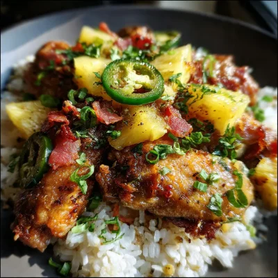 Easy Wings Bacon Jalapeno Pineapple Rice