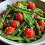 Green Beans with Cherry Tomatoes