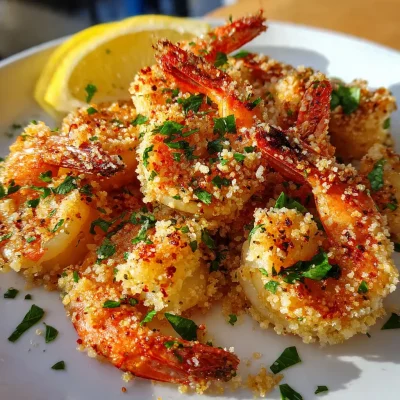 Baked Garlic Parmesan Shrimp