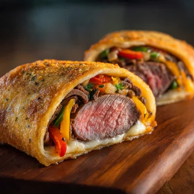 Philly Cheese Steak Crescent