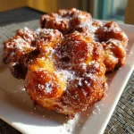Cinnamon Glazed Apple Fritter