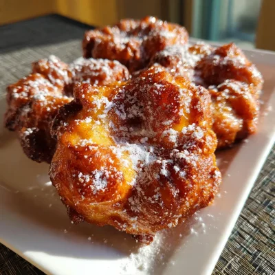 Cinnamon Glazed Apple Fritter