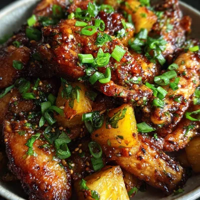 Brown Sugar Pineapple Wings