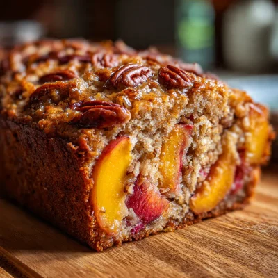 Southern Peach Bread Loaf