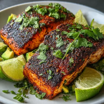 Blackened Salmon Avocado Oil