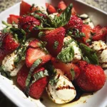 Summer Strawberry Caprese Salad