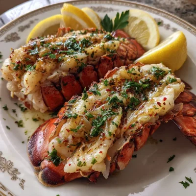 Butter Seared Lobster Garlic