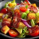 Warm Bacon Lettuce Onion