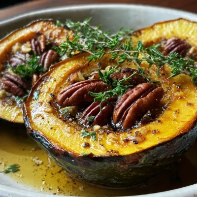 Roasted Acorn Squash Brown Sugar