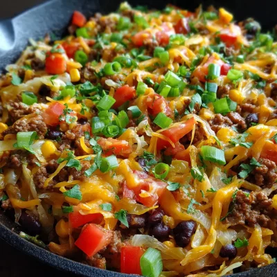 Tex Mex Cabbage Skillet