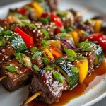 Teriyaki Sesame Beef Skewers