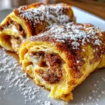Sausage French Toast Rollup