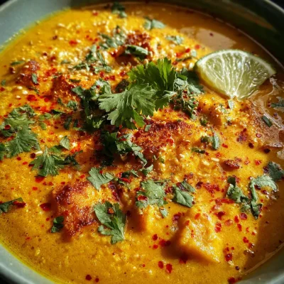 Easy Coconut Curry Pumpkin Soup