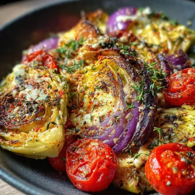 Roasted Cabbage Dinner