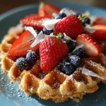 Crispy High Protein Waffles