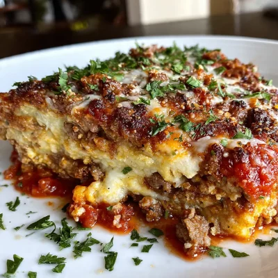 Italian Meatloaf Marinara Cheese