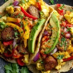 Sheet Pan Breakfast Burritos