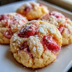 Lychee Strawberry Cookies