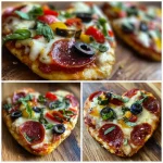 Heart Shaped Mini Pizzas