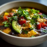 Salsa Verde Tortilla Soup
