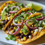 Crispy Black Bean Tacos